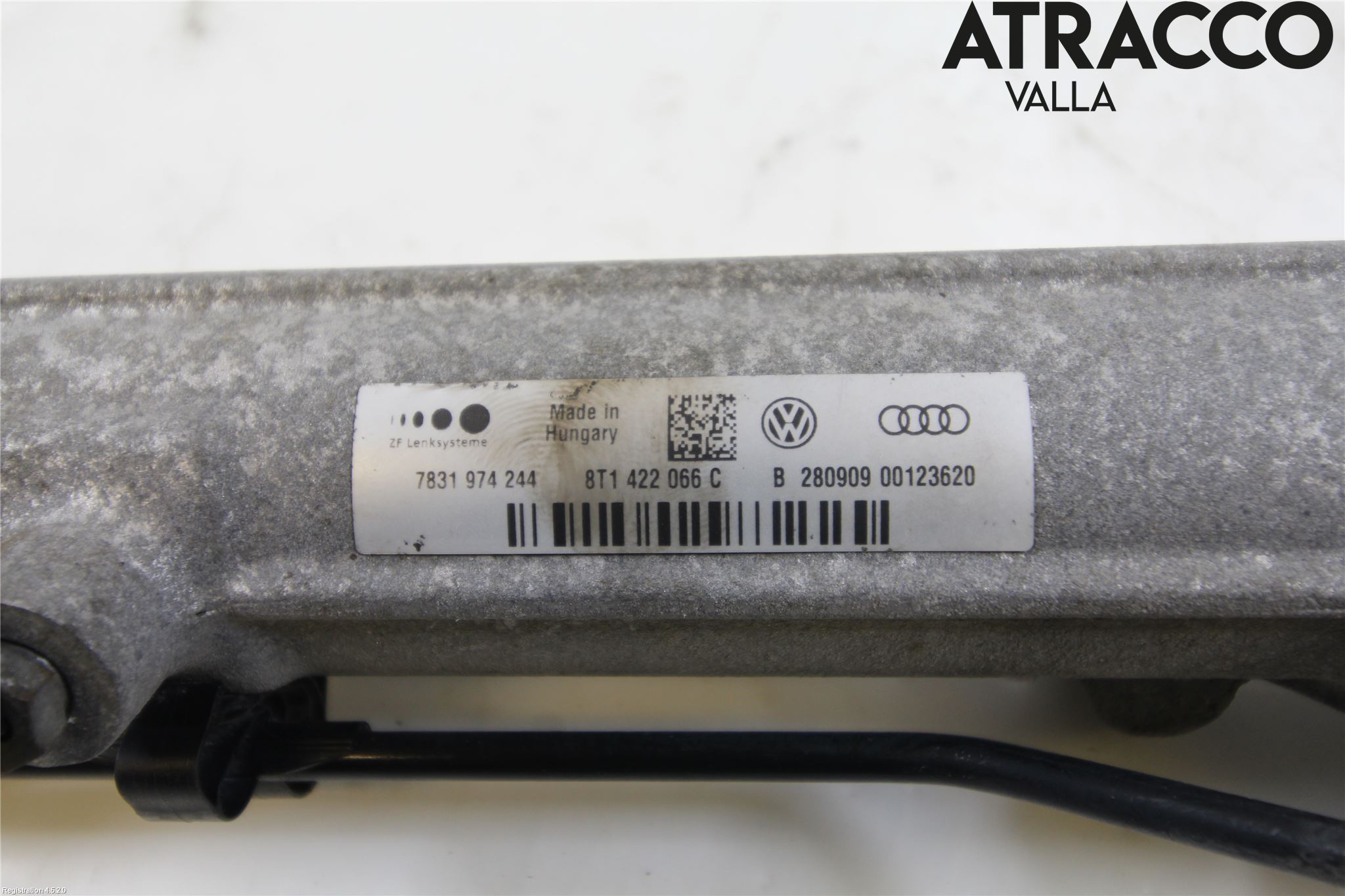 Audi A4/S4 08-11 Servo Snekke - Tannstang