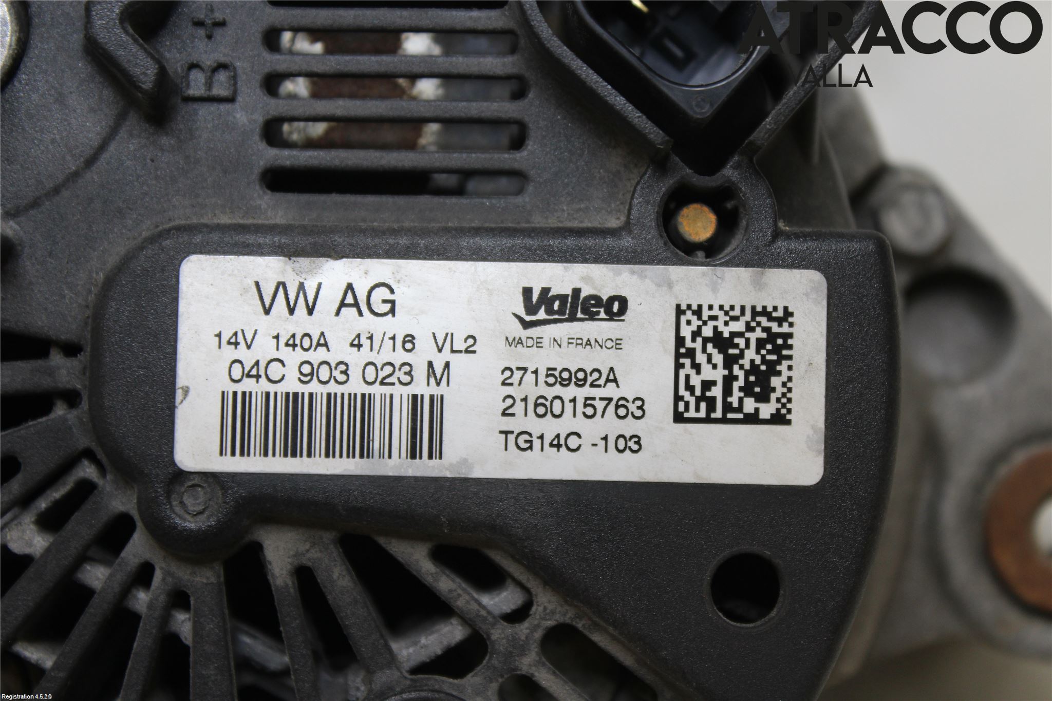 Volkswagen VW GOLF / E-GOLF VII 13-20 Dynamo