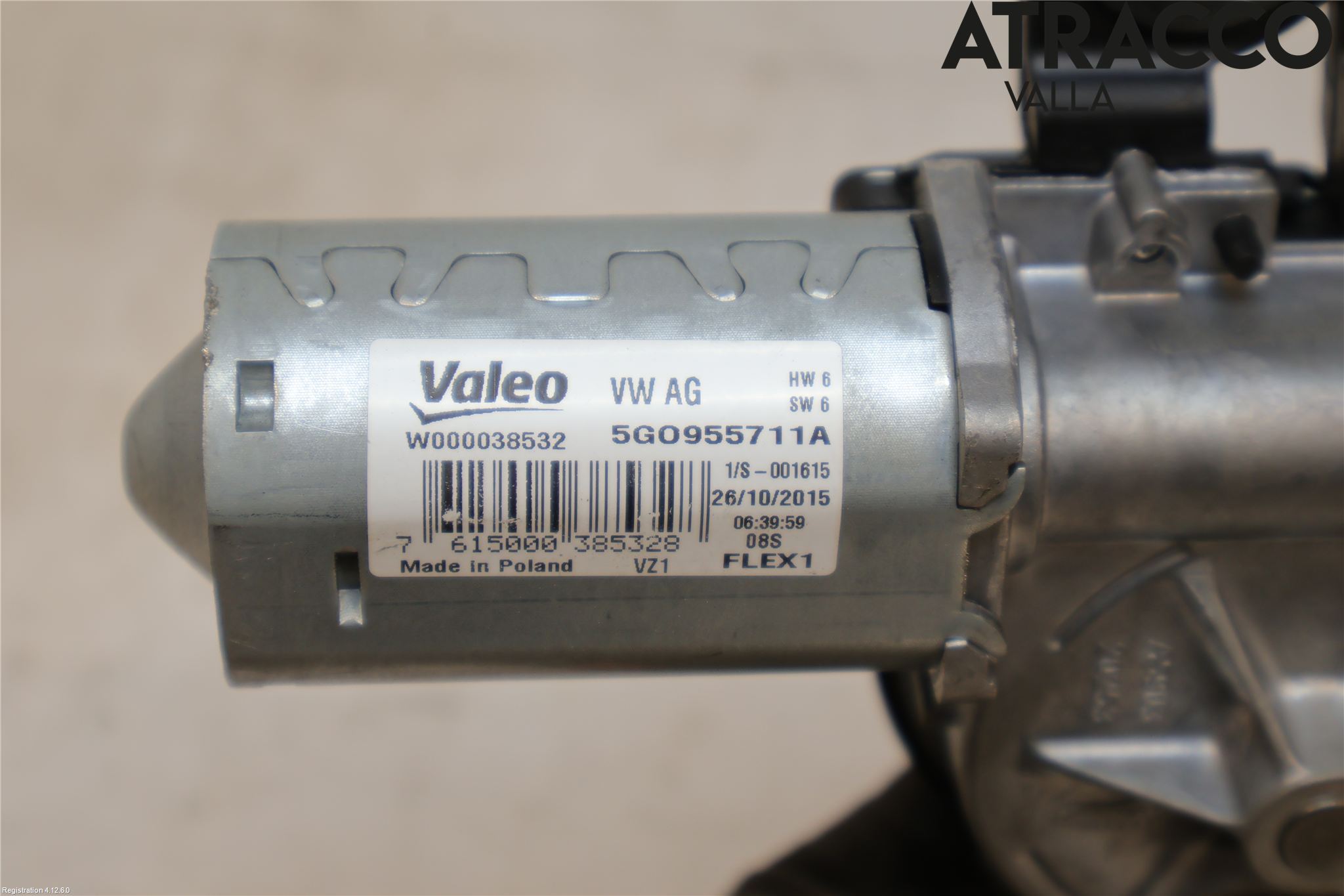 Volkswagen VW PASSAT 15-19 Viskermotor Bakluke