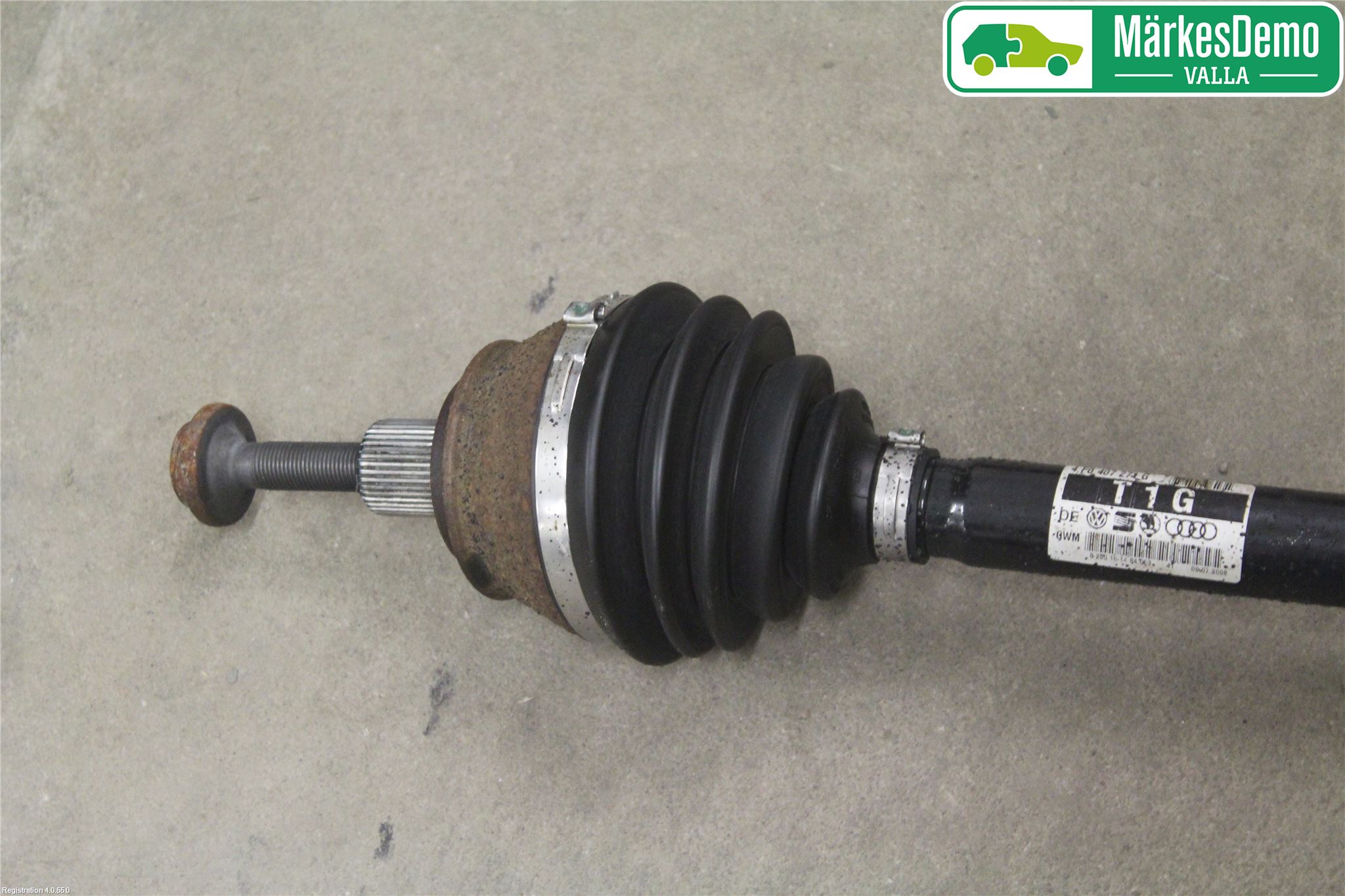 Audi A6/S6     05-11 Drivaksel Foran Kompl Venstre