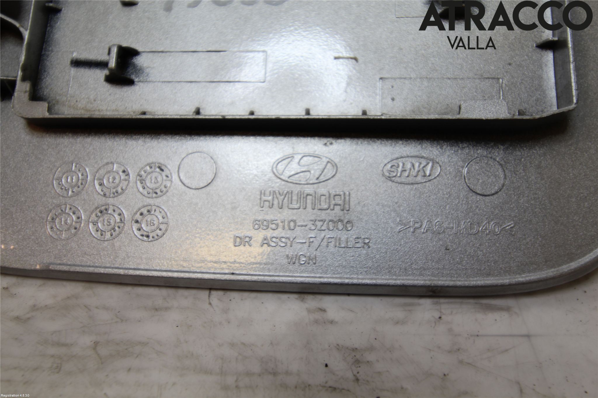 Hyundai i40 16-18 Drivstoff Tankluke