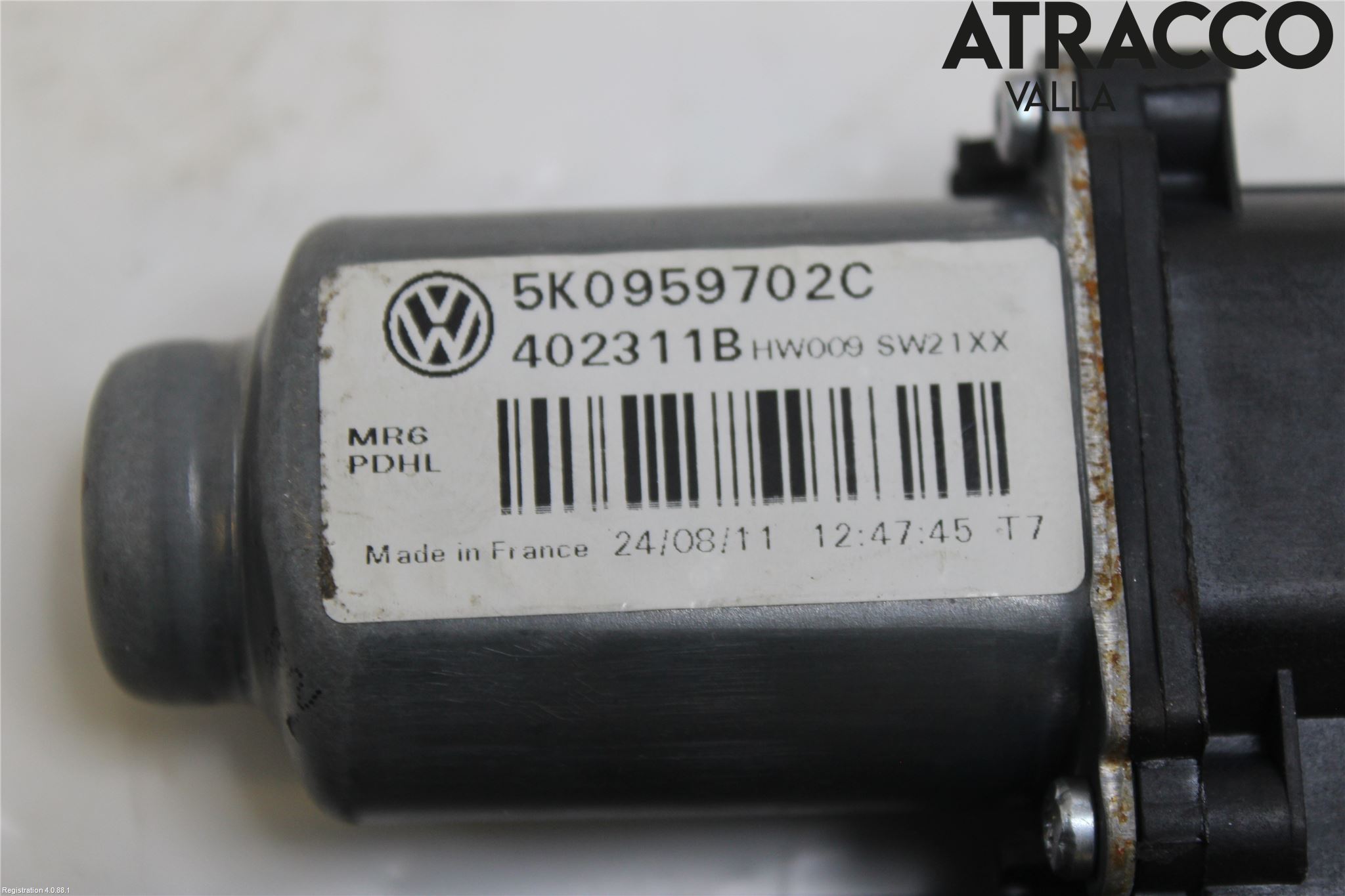 Volkswagen VW GOLF VI 09-13 Vindusheismotor