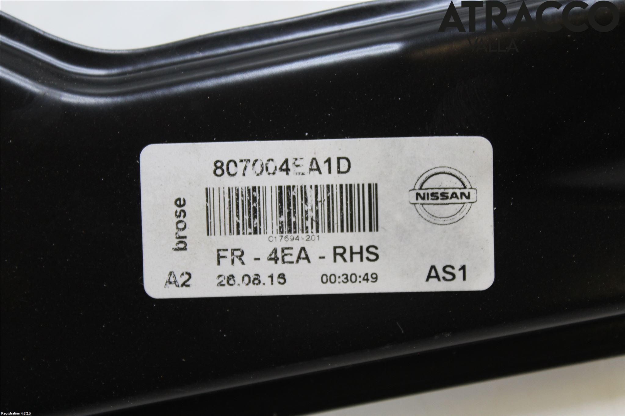 Nissan QASHQAI 14-17 Vindusheis El Komp