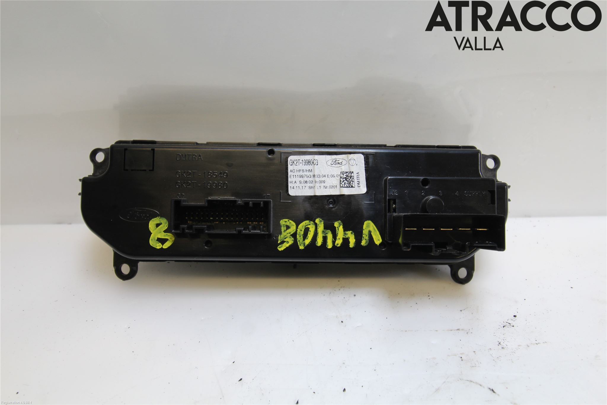 Ford TRANSIT SKÅP/BUSS 14-22 Varme Ac Betjening-Display
