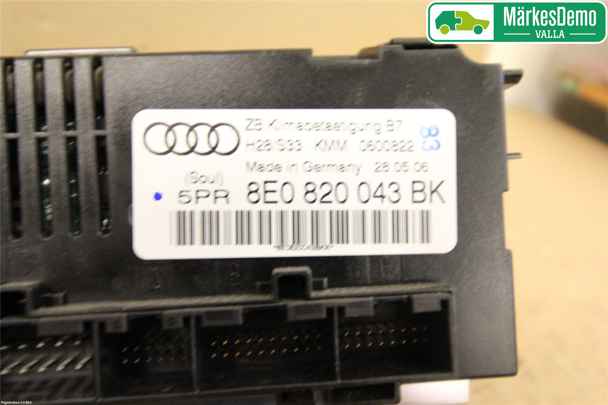 Audi A4/S4 05-07 Varme Ac Betjening-Display