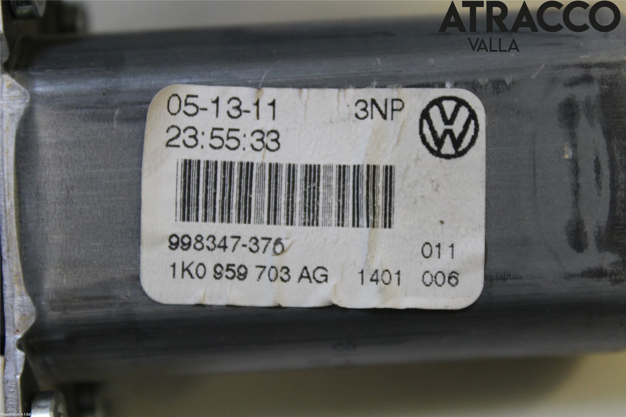 Volkswagen VW GOLF VI 09-13 Vindusheismotor