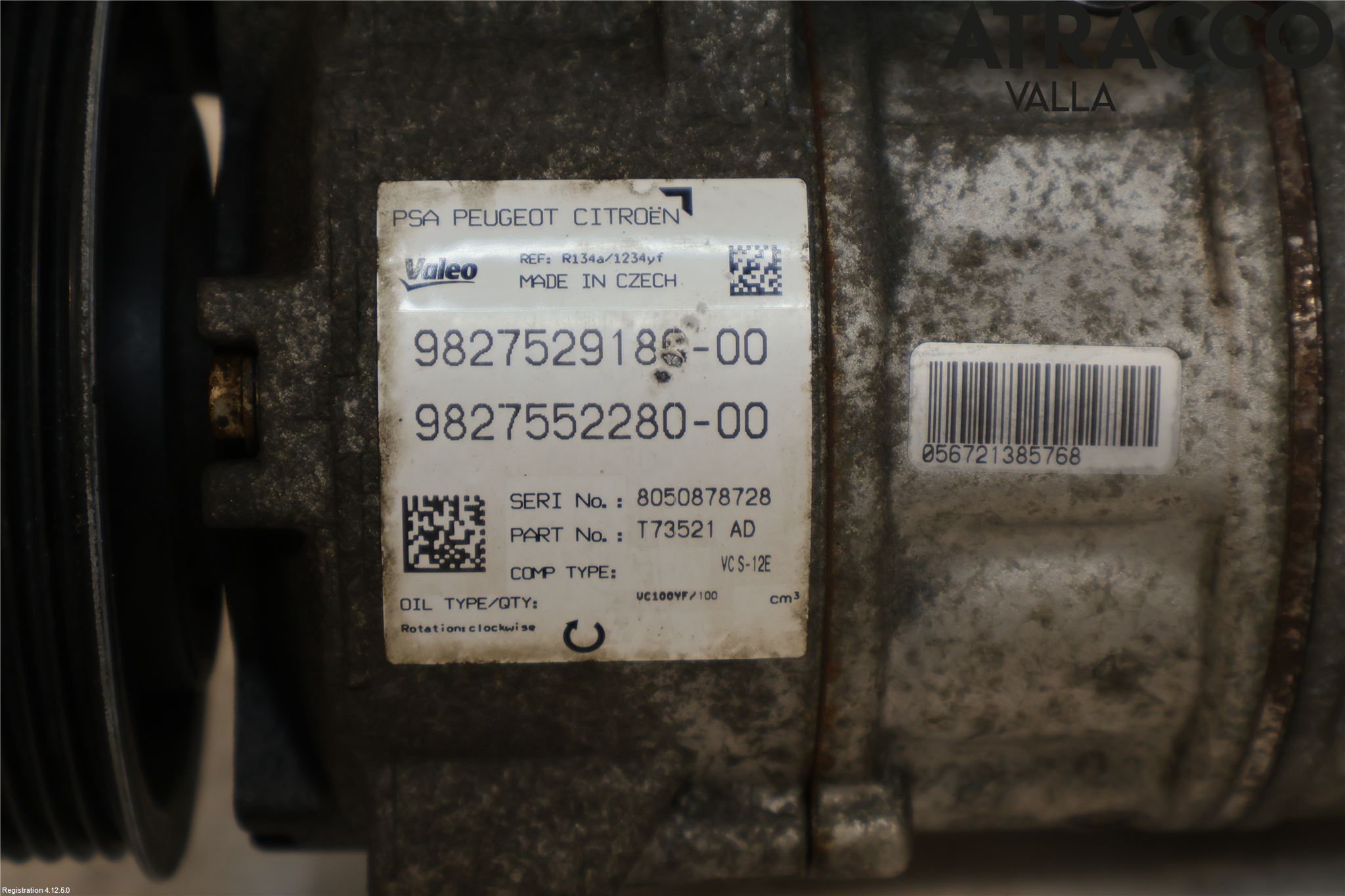 Peugeot 5008 17-24 Varme Ac Kompressor