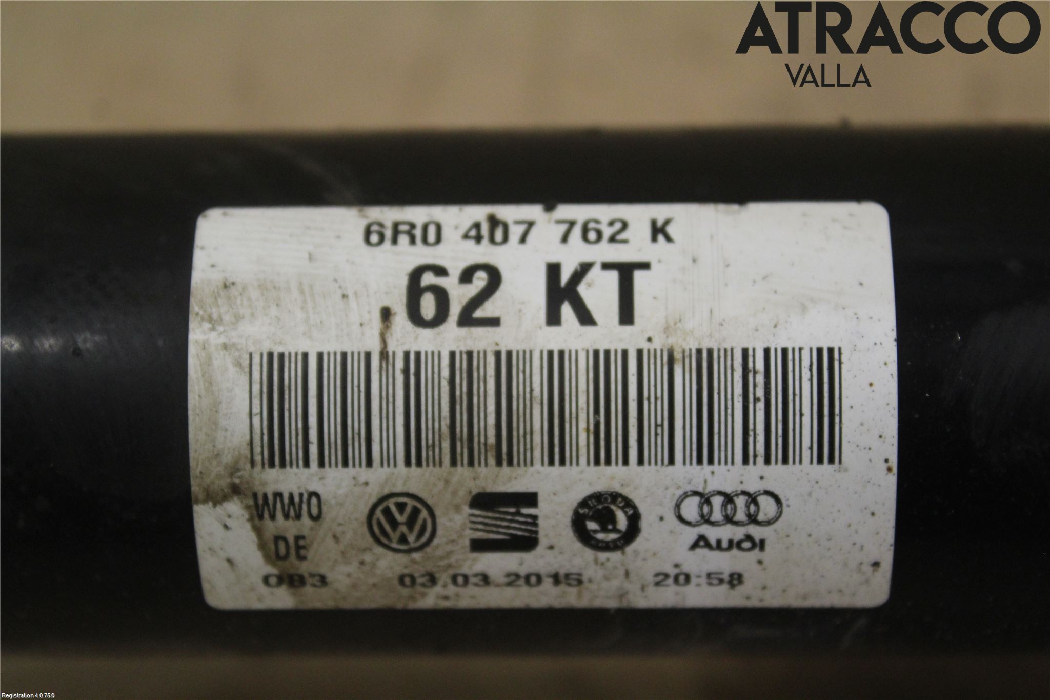 Skoda FABIA 15-21 Drivaksel Foran Kompl Høyre