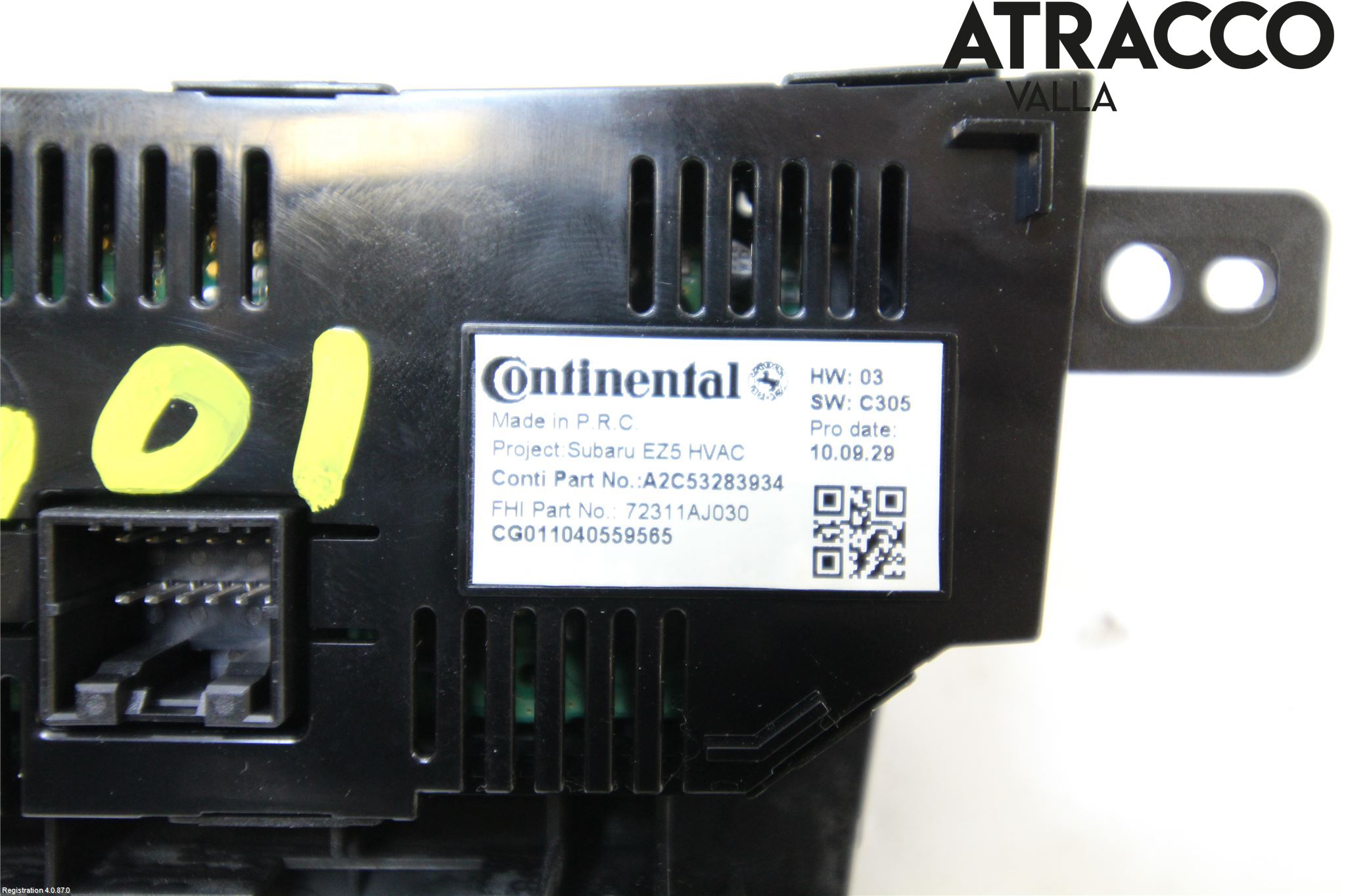 Subaru LEGACY 10-14 Varme Ac Betjening-Display