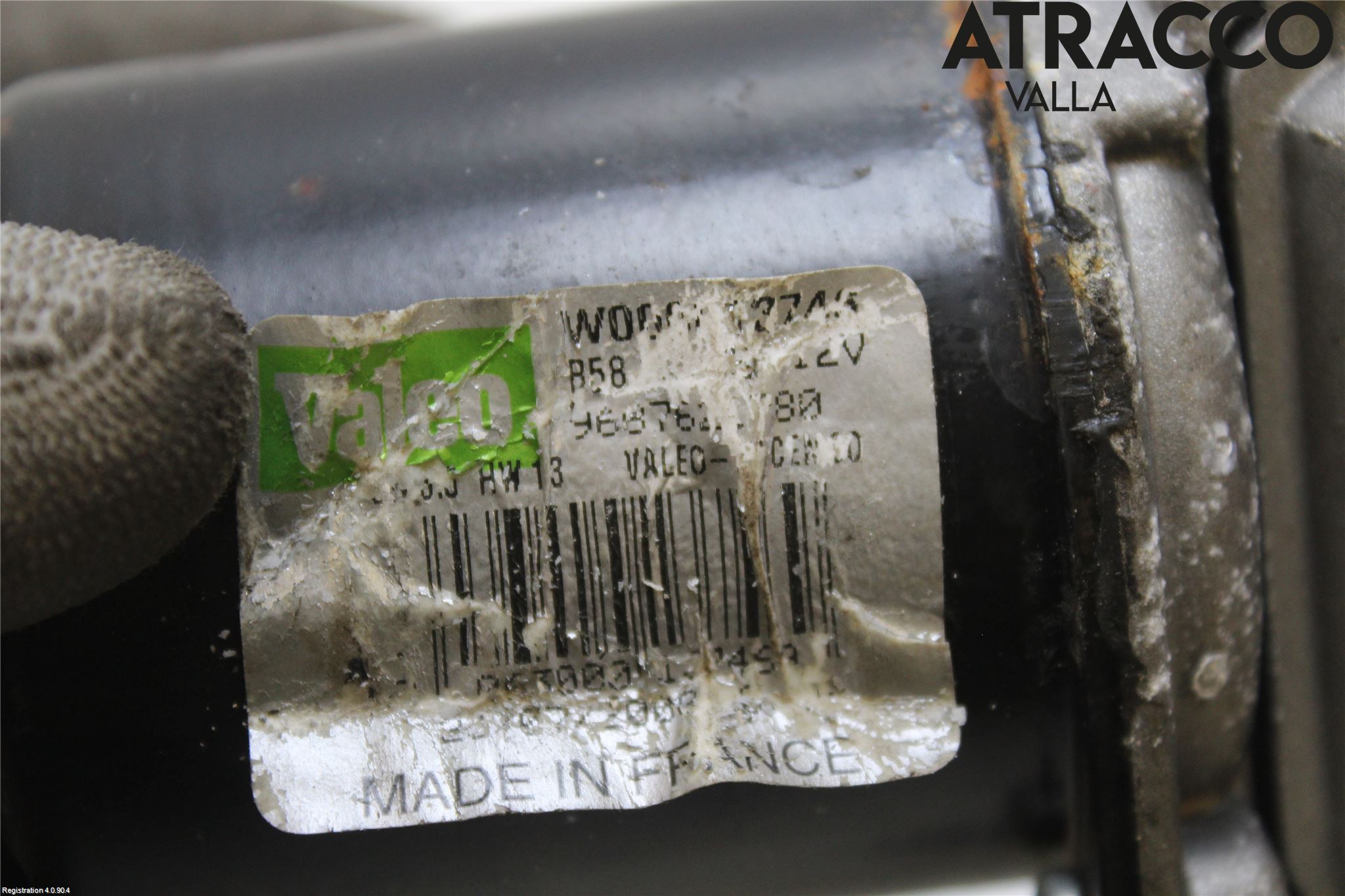 Citroen C4 PICASSO 06-13 Viskermotor Frontrute