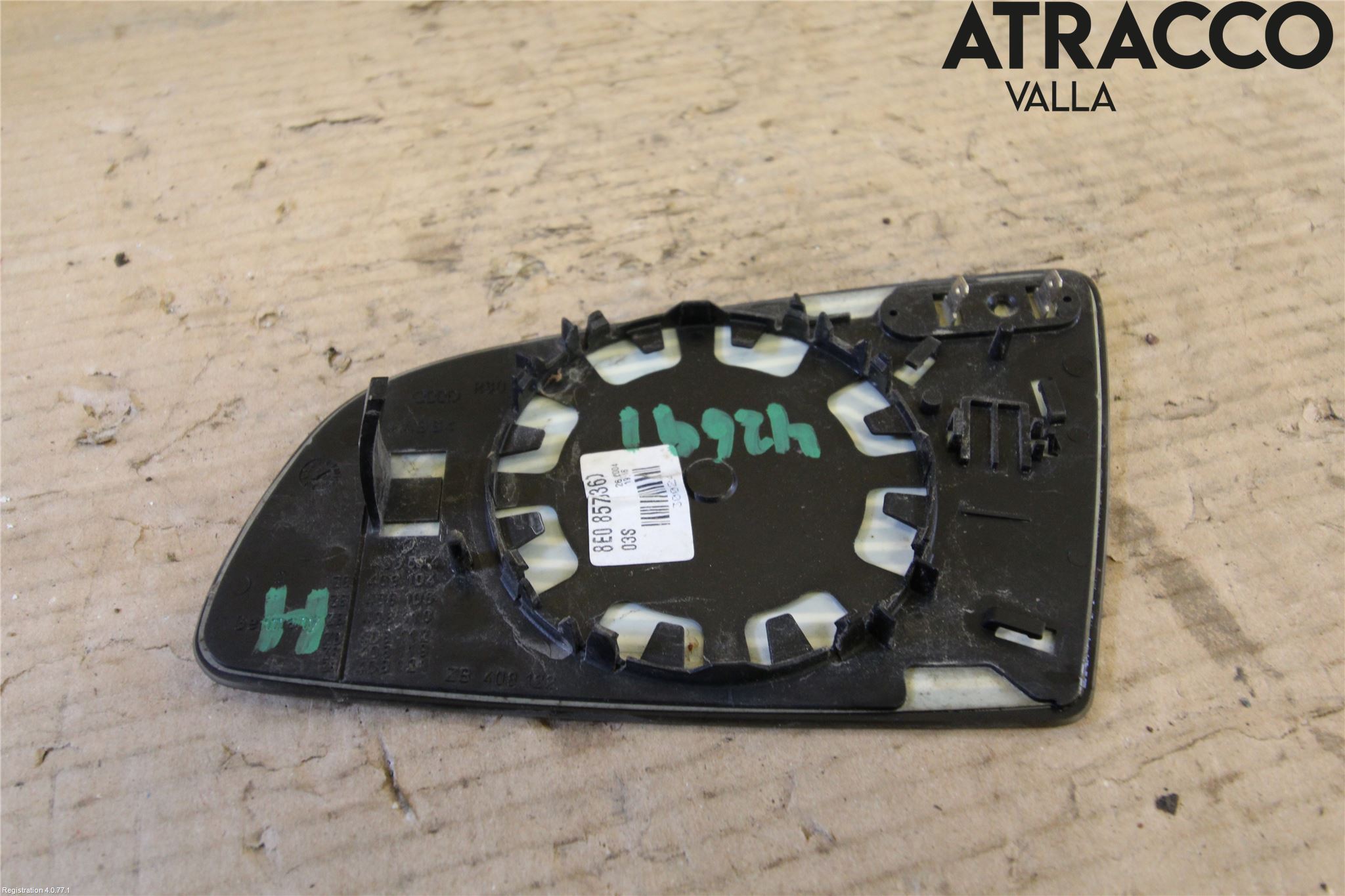 Audi A3/S3     04-05 Speil Glass H