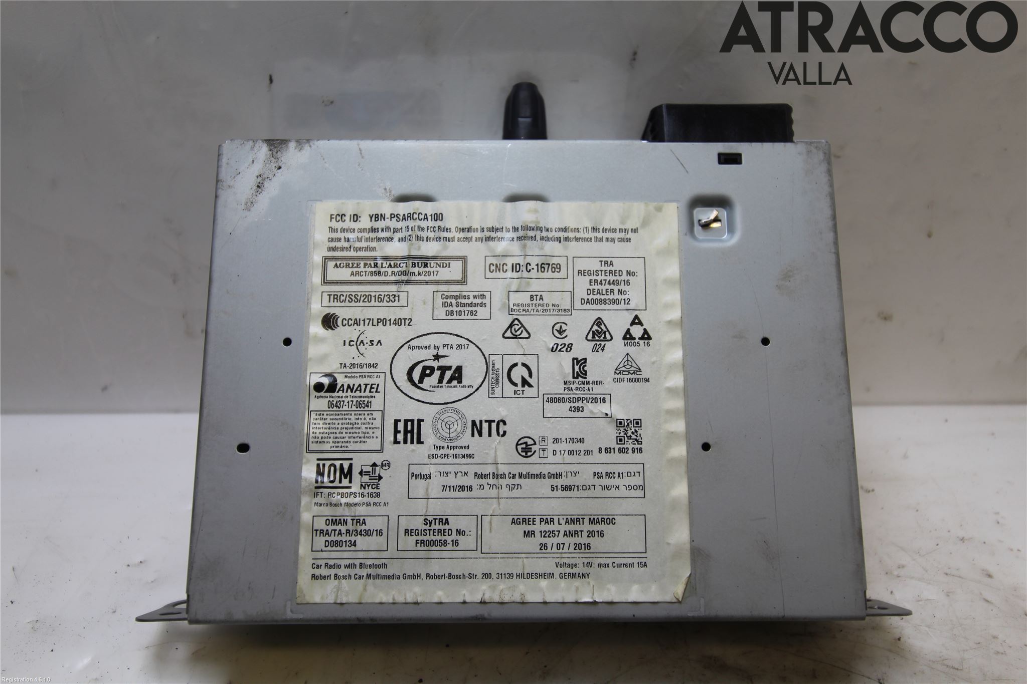 Peugeot PEUGOT 208 16-19 Stereo Radio