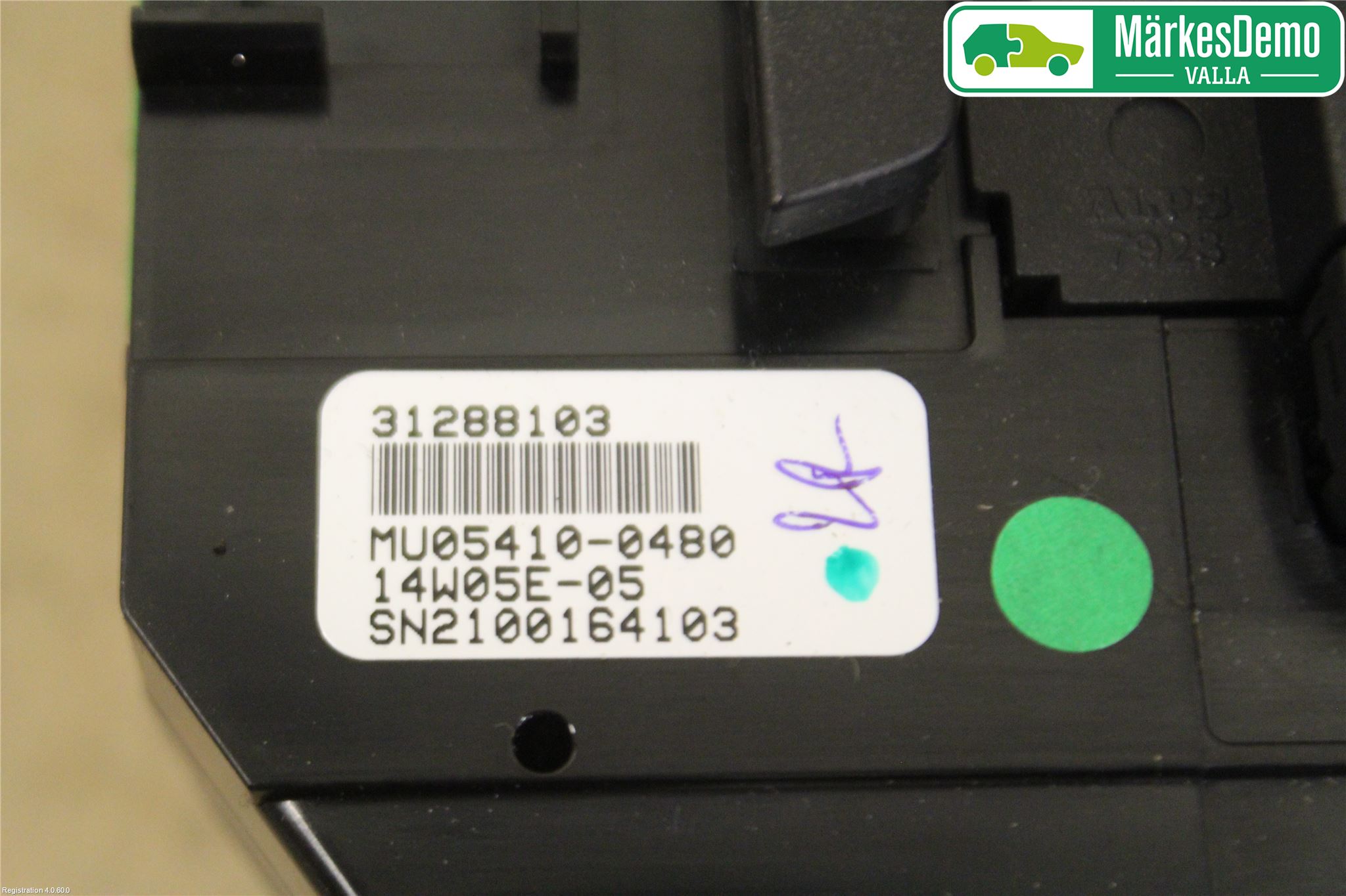Volvo V40 12-19 Varme Ac Betjening-Display