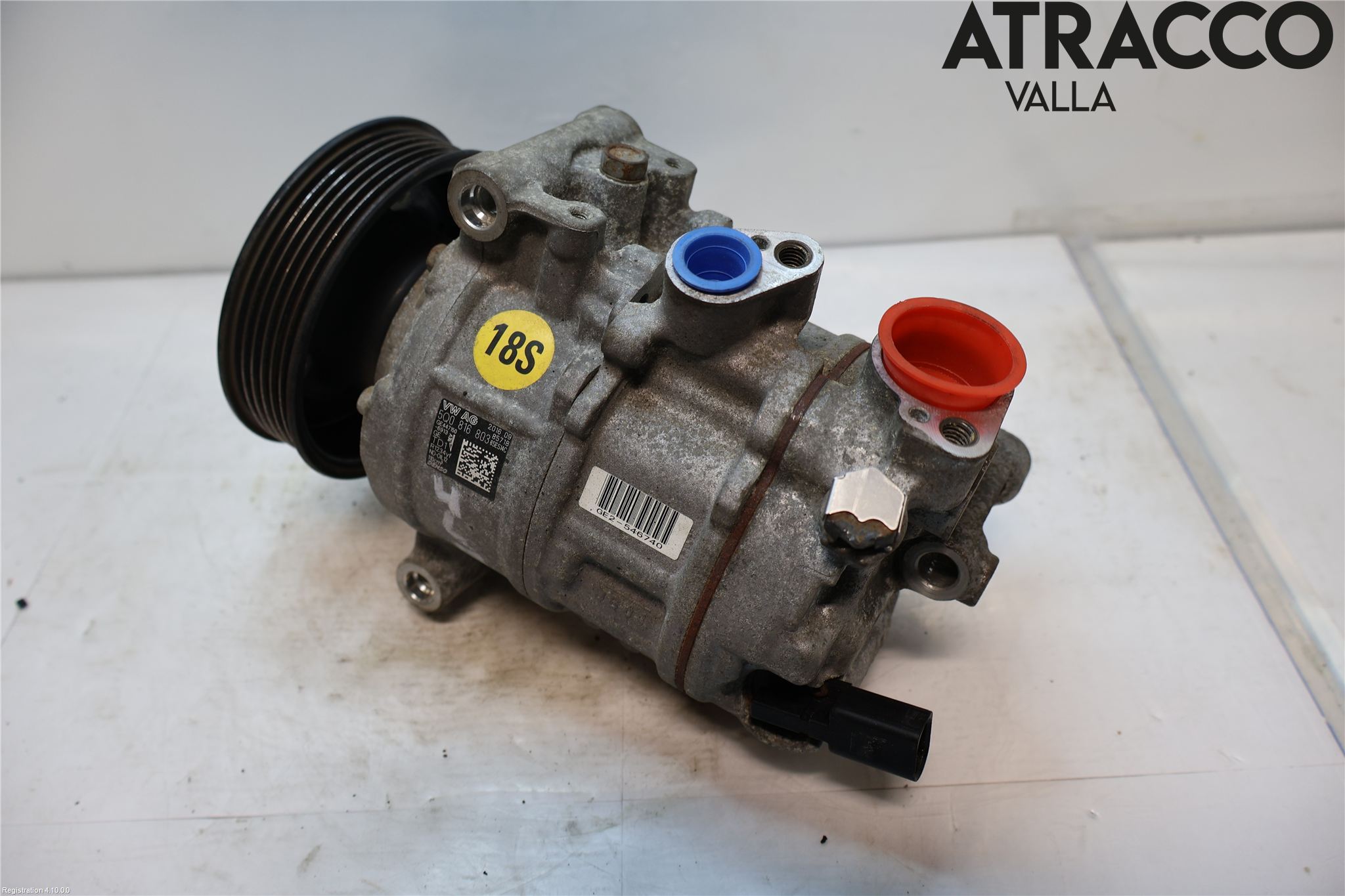 Volkswagen VW GOLF / E-GOLF VII 13-20 Varme Ac Kompressor