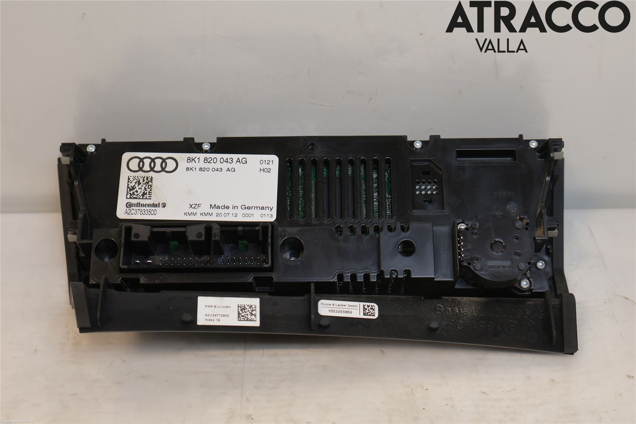Audi A4 12-15 Varme Ac Betjening-Display