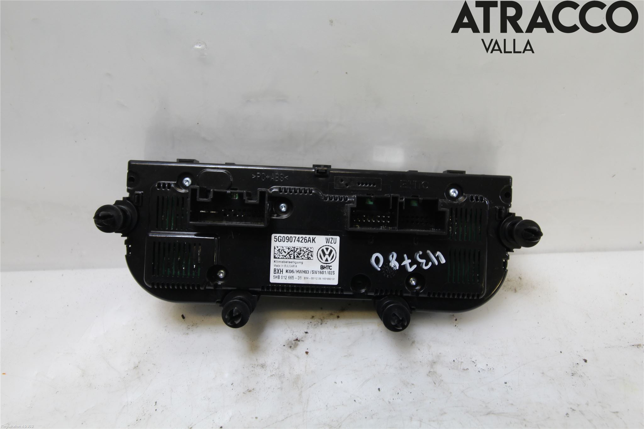 Volkswagen VW GOLF / E-GOLF VII 13-20 Varme Ac Betjening-Display