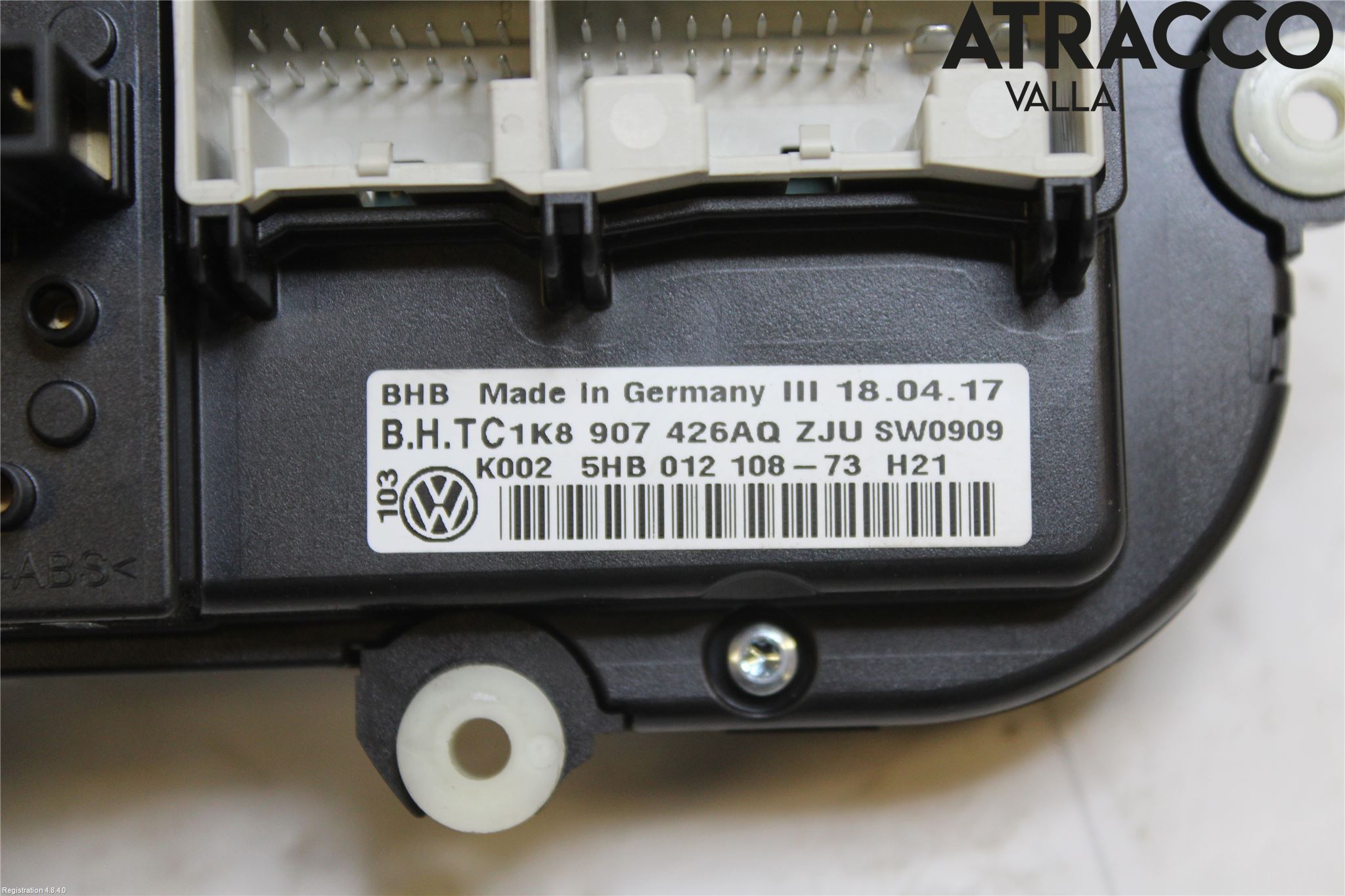Volkswagen VW CADDY 16-20 Varme Ac Betjening-Display