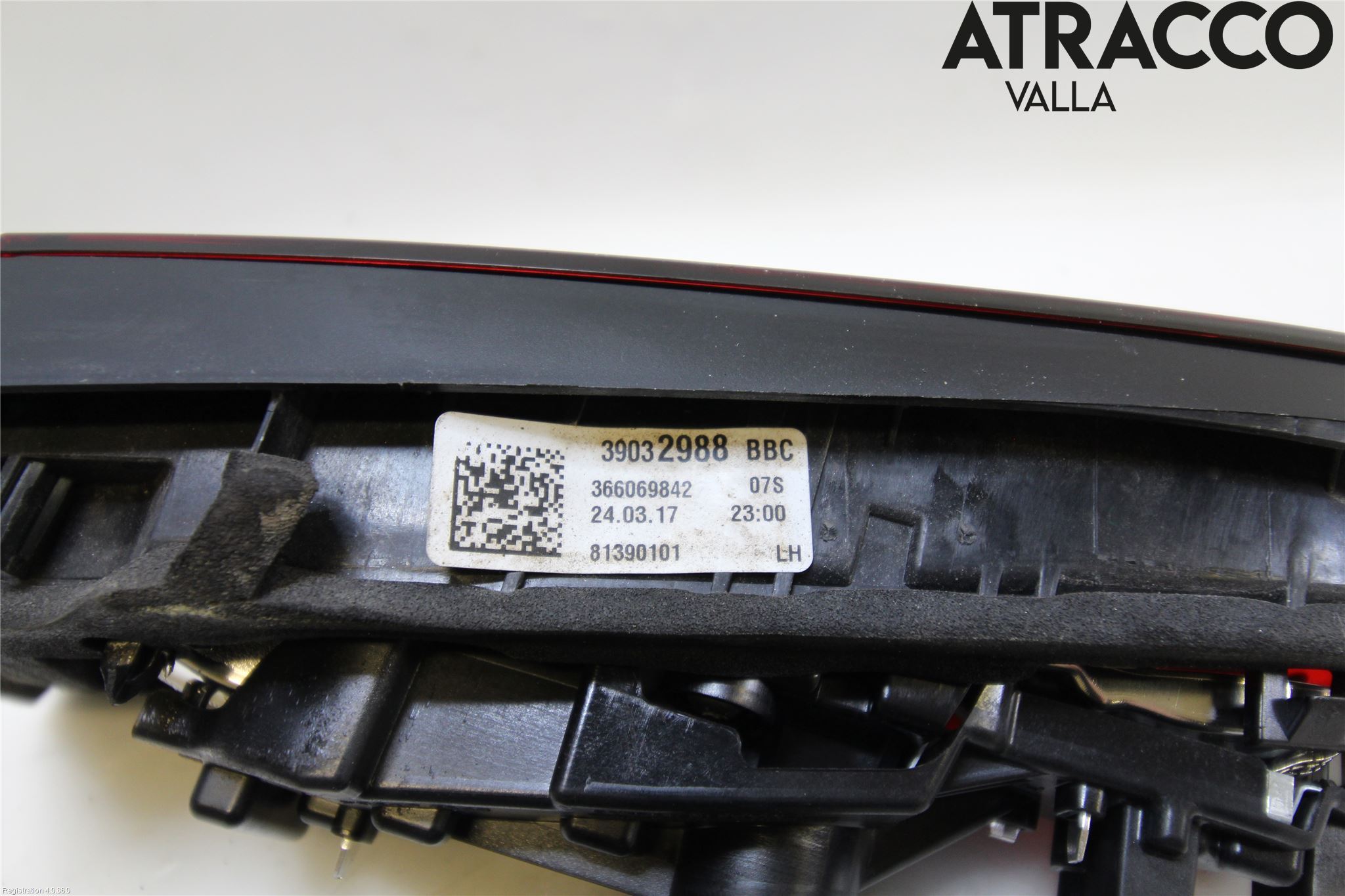Opel ASTRA K 16-22 Baklykt Venstre  På Luke(Indre