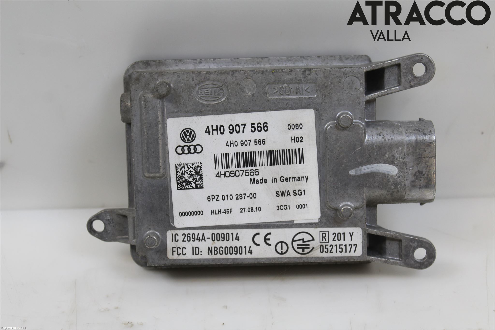 Audi A8/S8 4H 10-17 Sensor Kollisjonsbeskyttelse