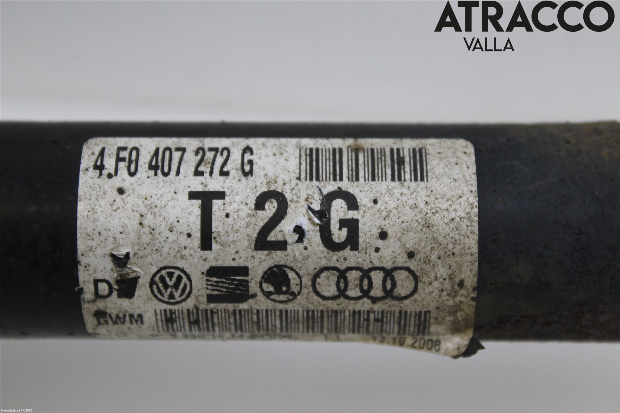 Audi A6/S6     05-11 Drivaksel Foran Kompl Høyre