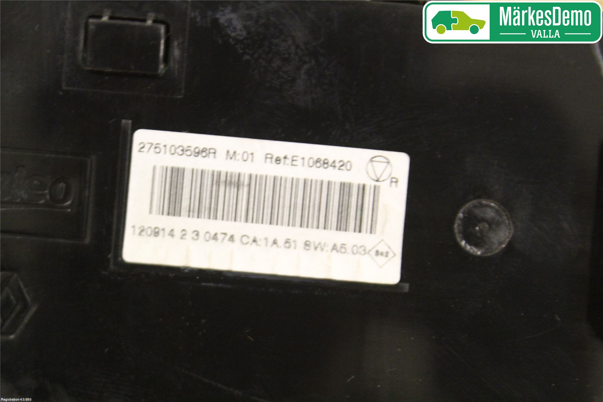 Renault MEGANE III 09-15 Varme Ac Betjening-Display