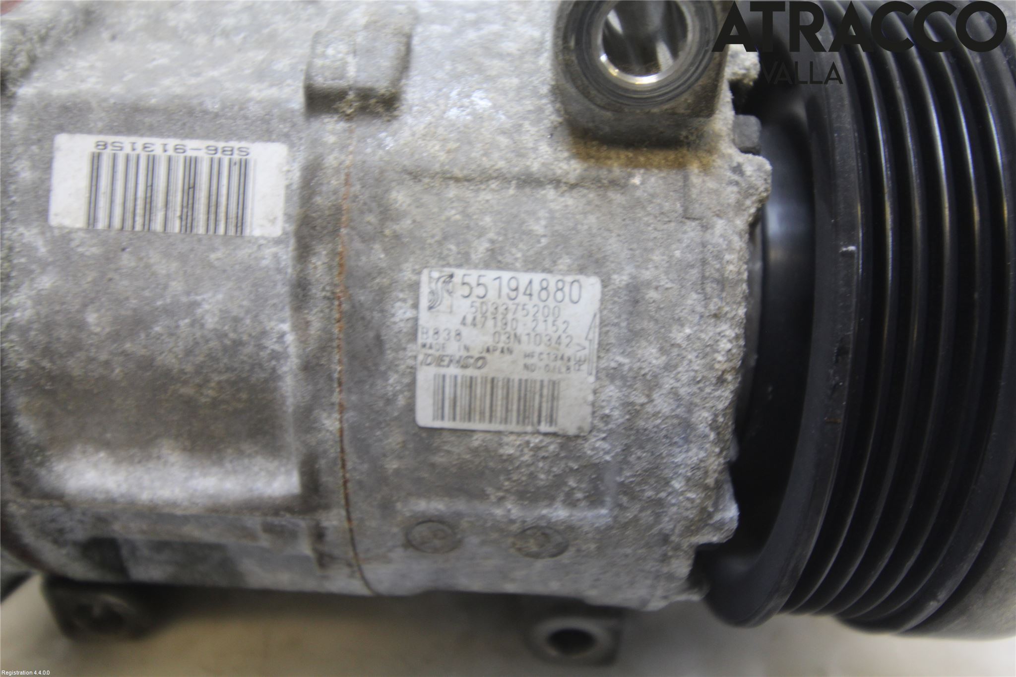 Fiat PUNTO EVO 10-12 Varme Ac Kompressor
