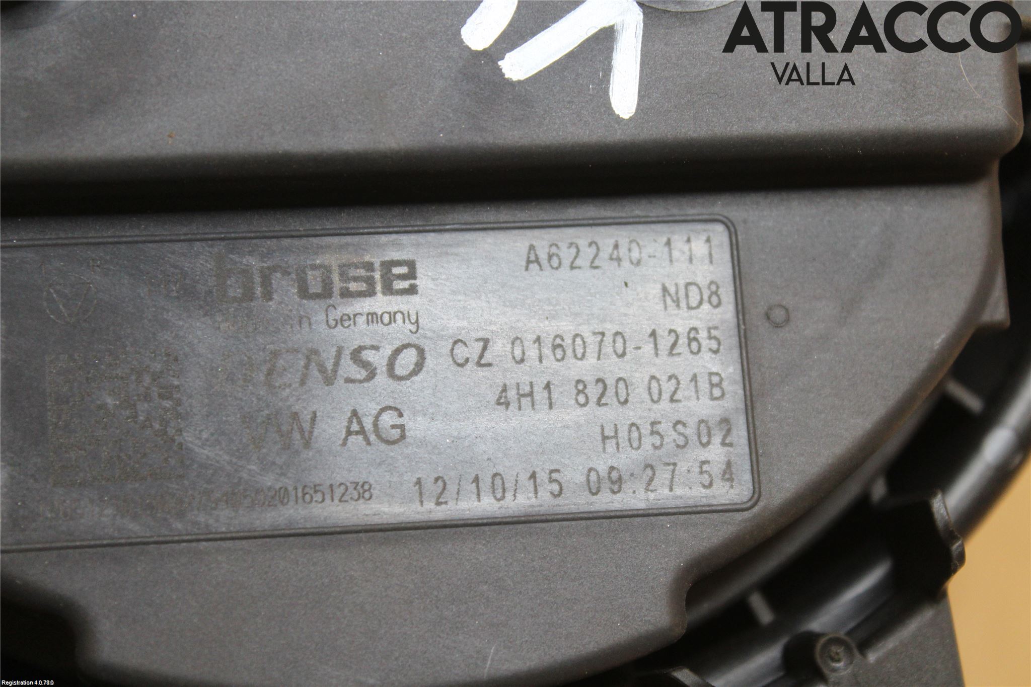 Audi A6 ALLROAD 12-18 Varme Ac Varmeapparatvifte