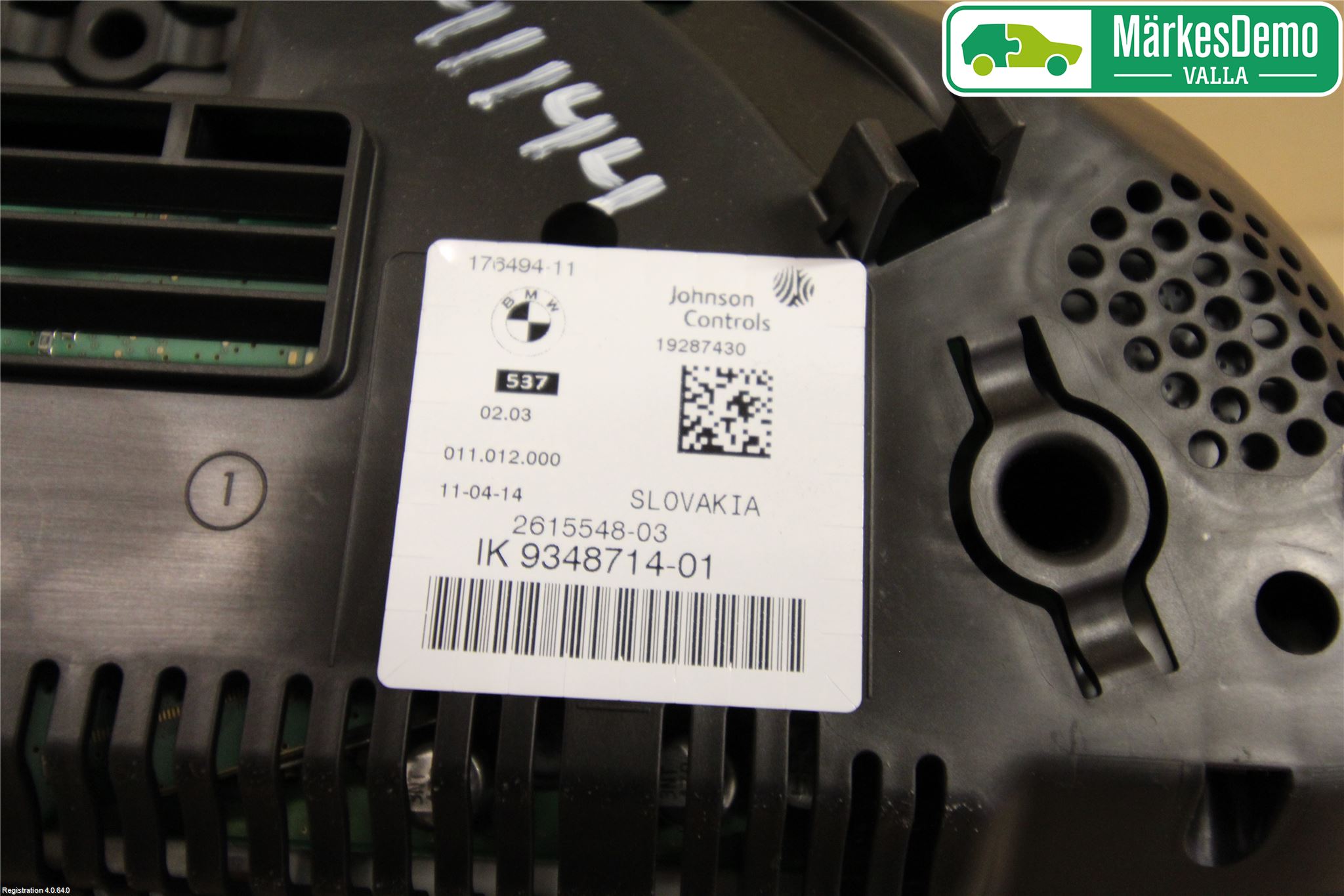 BMW 5 F10/F11/F18 09-17 Instr Kombinert