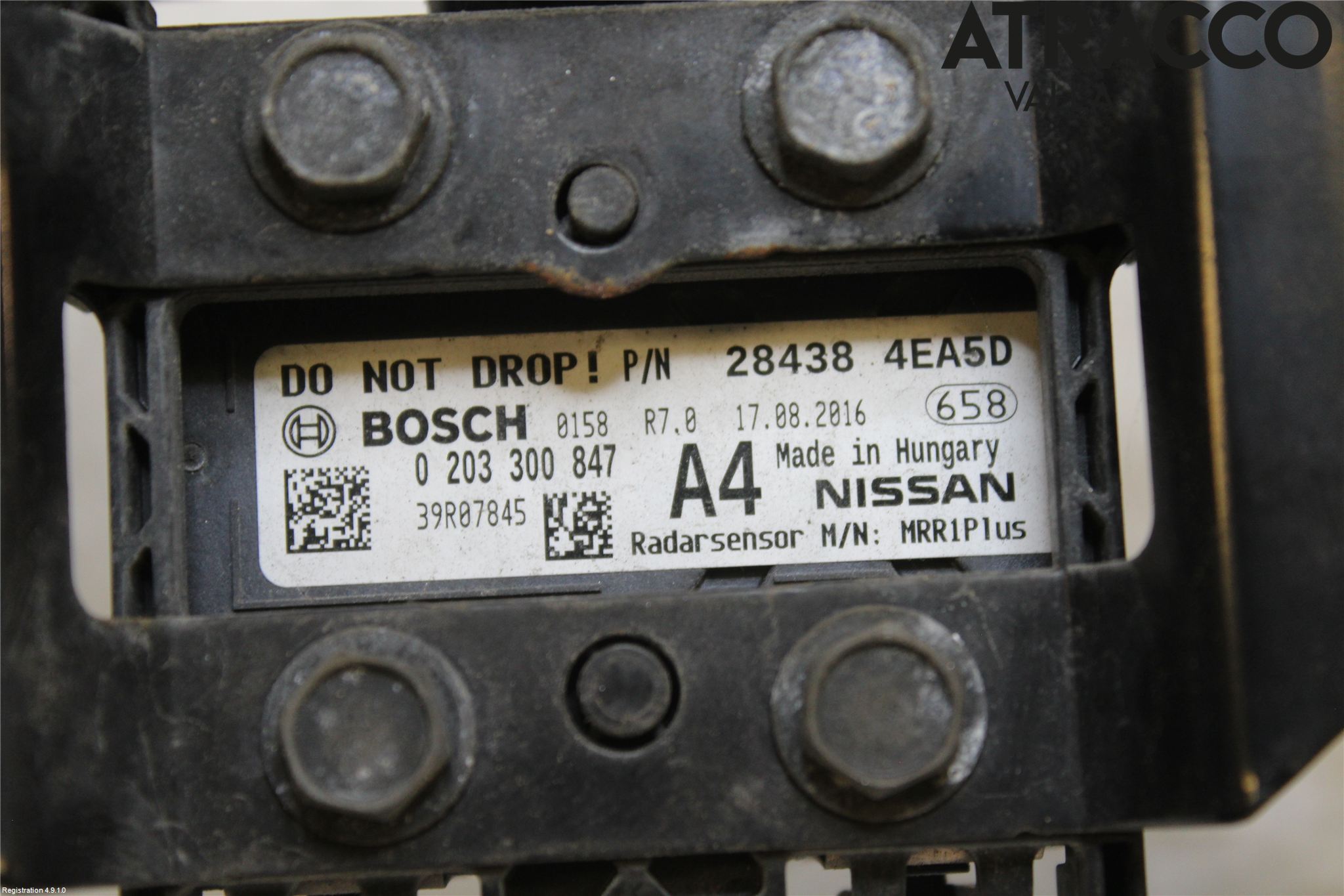 Nissan QASHQAI 14-17 Sensor Fartsbegrensning