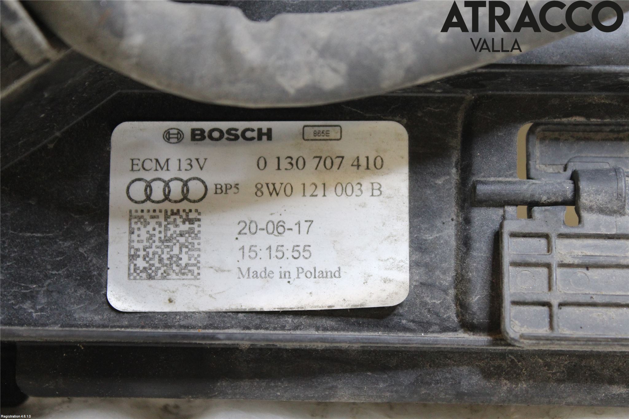 Audi A4/S4 B9 16-19 Kjølevifte Elektrisk