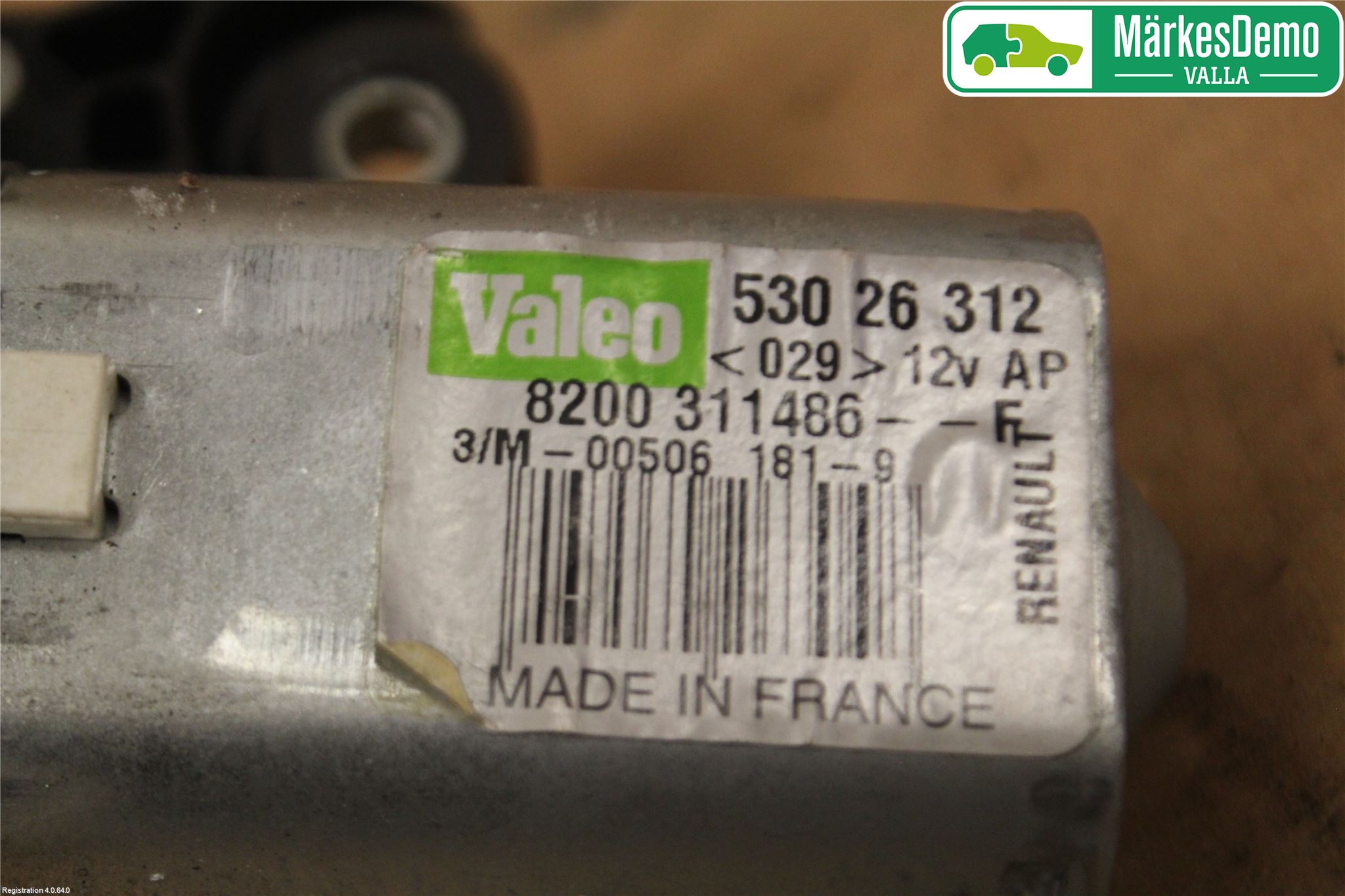 Renault CLIO III  09-12 Viskermotor Bakluke