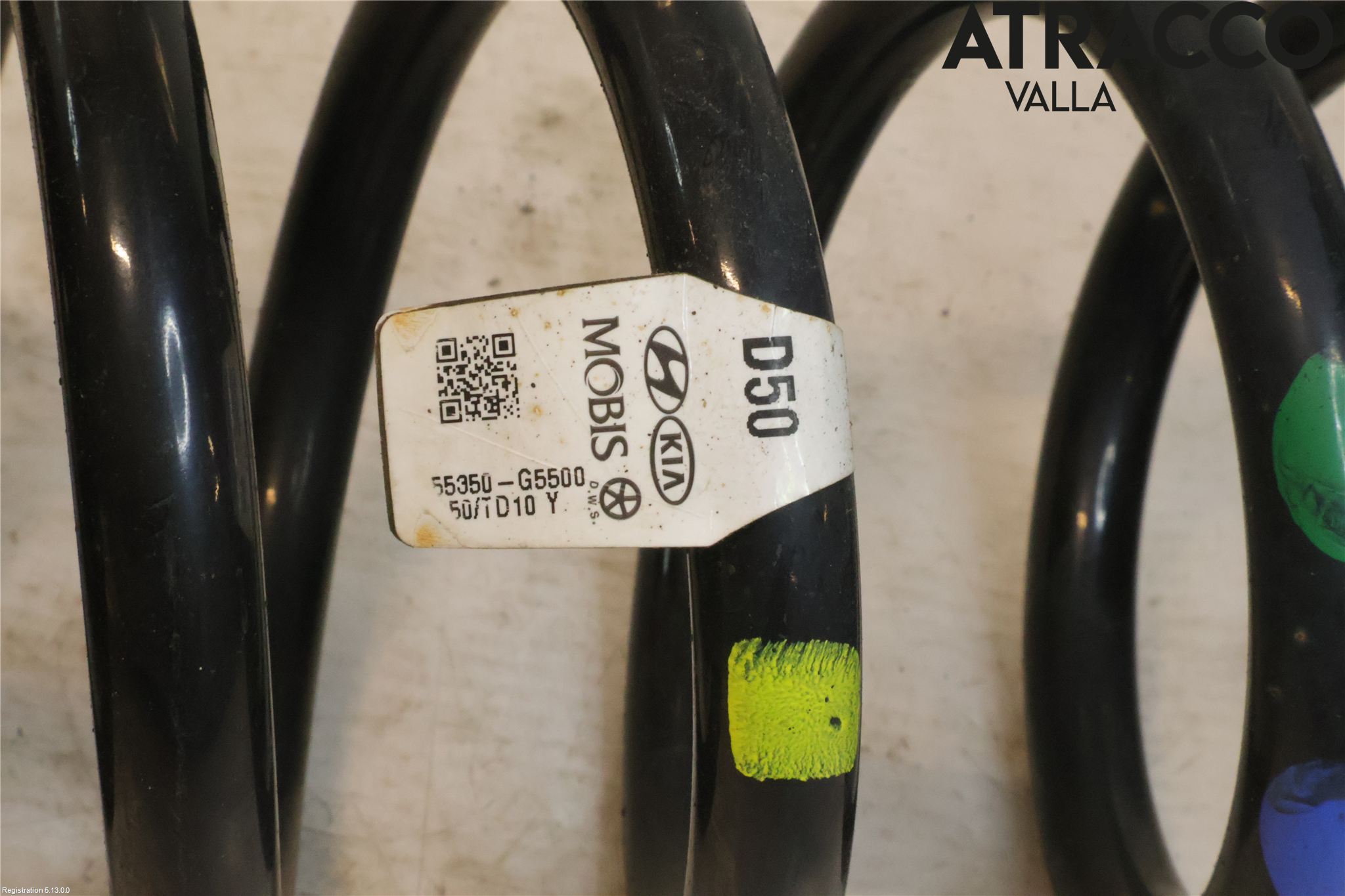Kia NIRO (DE) 17-22 Fjær Bak