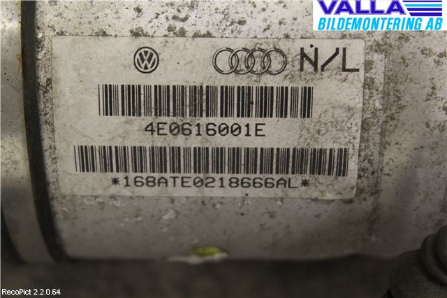 Audi A8/S8 4E  02-09 Støtdemper Bak