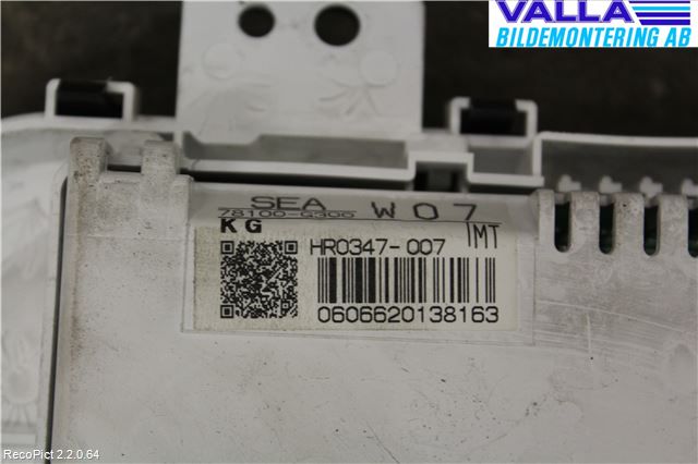 Honda ACCORD    03-07 Instr Kombinert