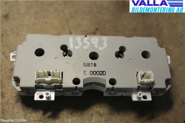 Mazda 6 02-08 Varme Ac Betjening-Display