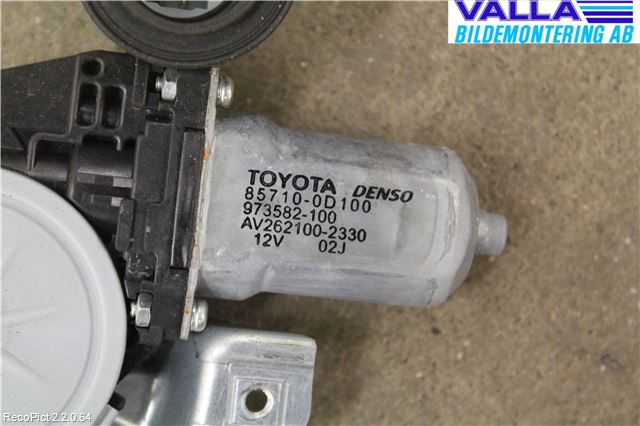 Toyota AURIS 07-09 Vindusheis El Komp