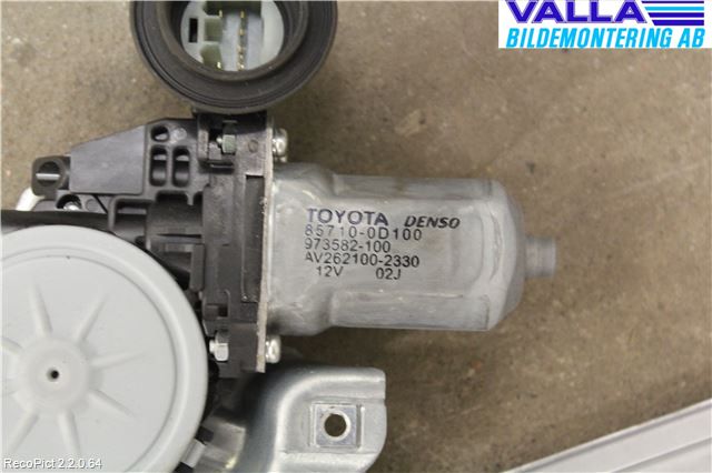 Toyota AURIS 07-09 Vindusheis El Komp