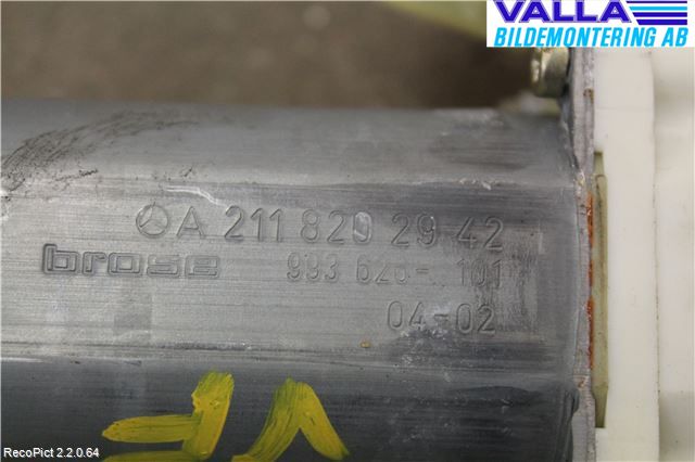 Mercedes-Benz MB E-KLASS (W211) 02-09 Vindusheismotor