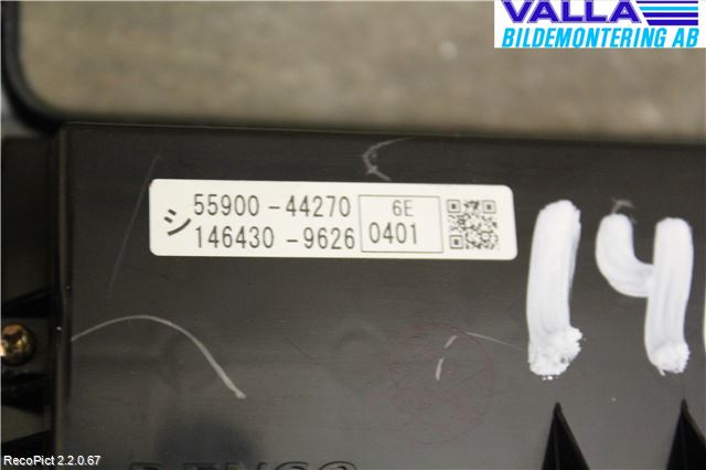 Toyota AVENSIS VERSO Varme Ac Betjening-Display