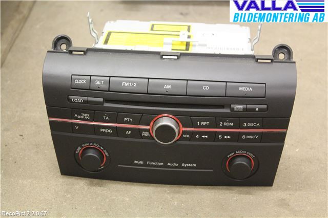 Mazda 3 I 03-06 Stereo Radio Med Cd