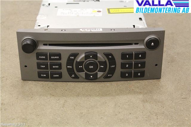 Peugeot 407 Stereo Radio Med Cd