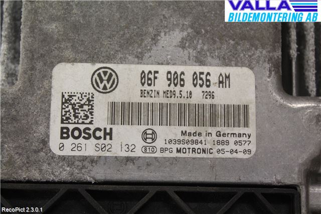 Volkswagen VW PASSAT 05-11 Styreenhet Innsprøytning