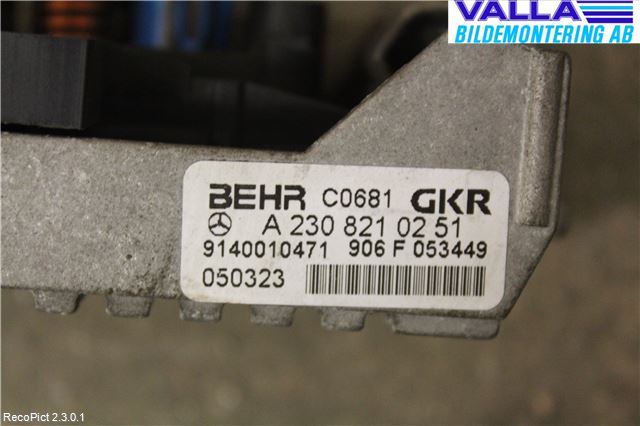 Mercedes-Benz MB E-KLASS (W211) 02-09 Varmeapparat Viftemotstand