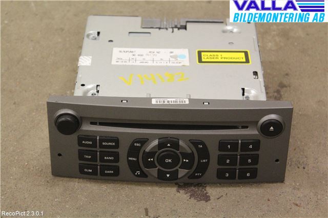Peugeot 407 Stereo Radio Med Cd
