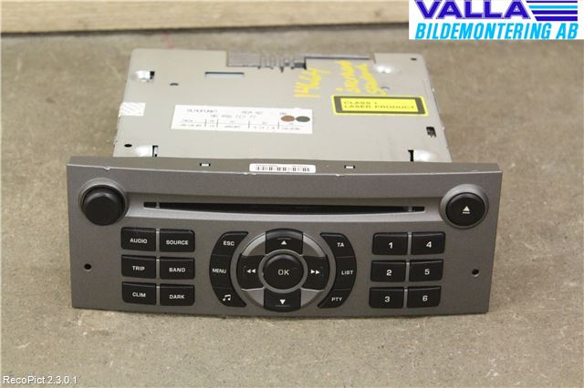 Peugeot 407 Stereo Radio Med Cd