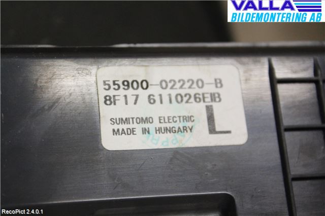 Toyota AURIS 07-09 Varme Ac Betjening-Display