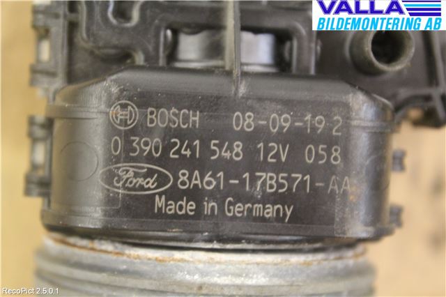 Ford FIESTA 09-12 Viskermotor Frontrute