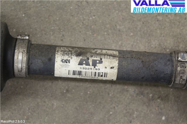 Opel INSIGNIA 09-16 Drivaksel Foran Kompl Høyre