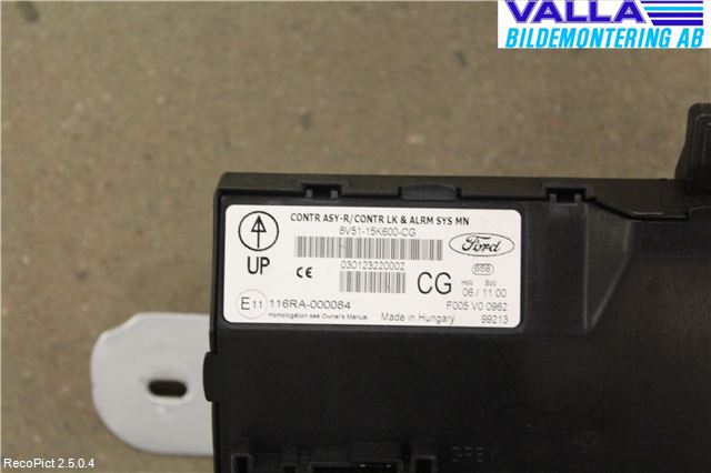 Ford FIESTA 09-12 Sikringsboks - Elsentral
