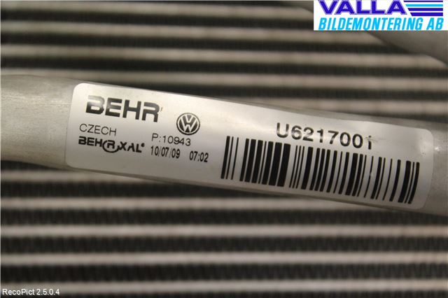 Skoda PRAKTIK Varme Ac Fordamper (Inni Bilen